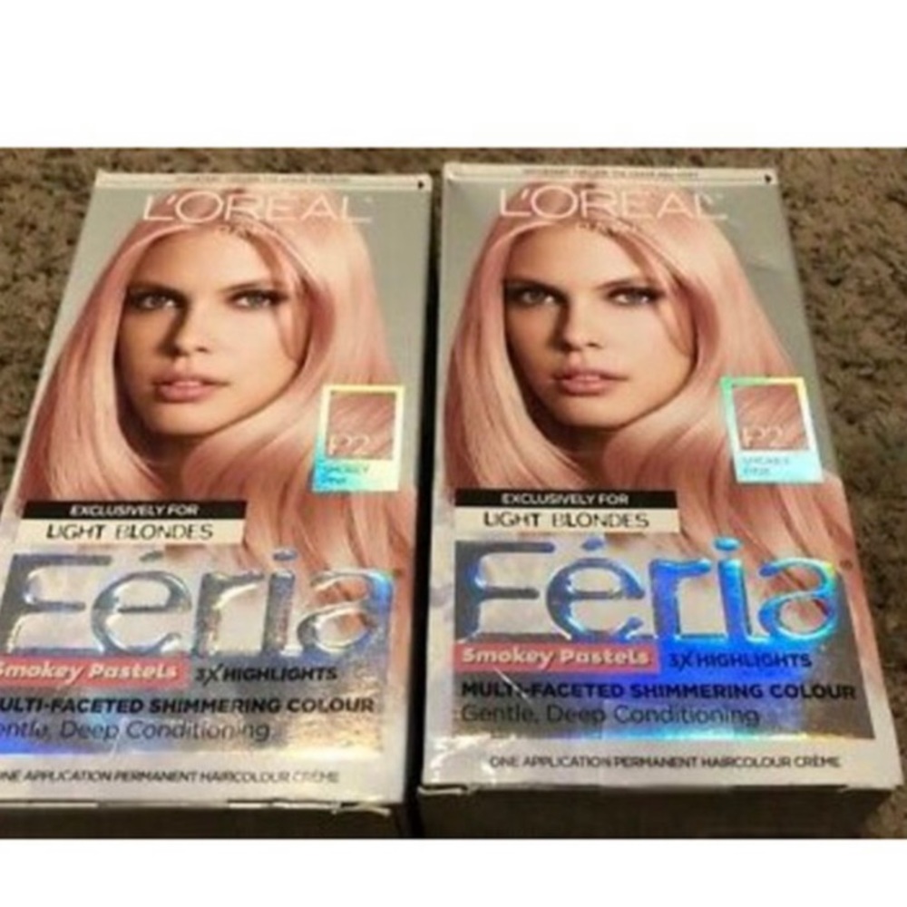 L’Oreal 2 Pink Hair Dyes